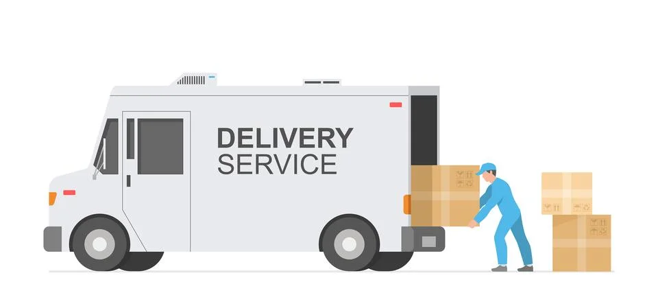 Delivery service Stock Illustration
