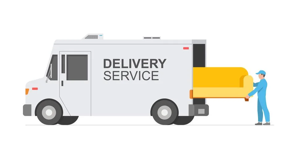 Delivery service Stock Illustration