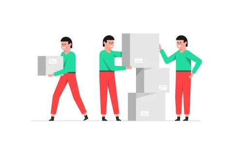 Delivery service Stock Illustration