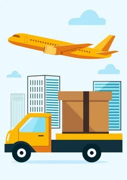 Delivery service Stock Illustration