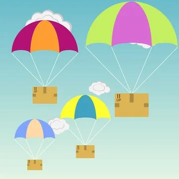 Delivery service Illustrazione stock
