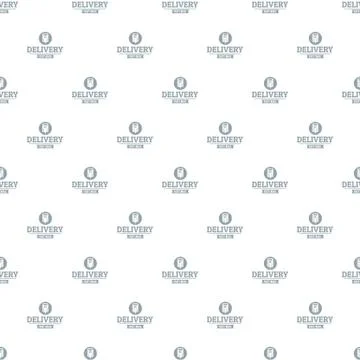 Delivery service pattern vector seamless 스톡 일러스트