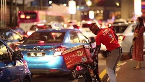 Delivery Services in Malaysia Video stock 145642067