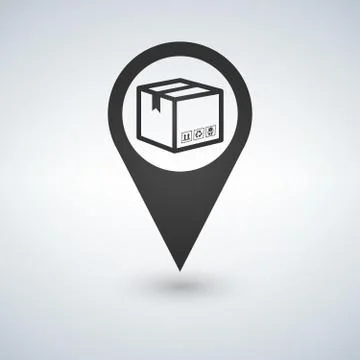 Delivery services, relocation, cargo shipment or distribution, logistics and  イラスト素材