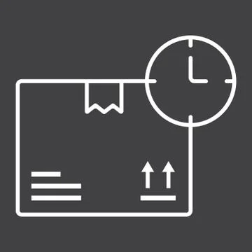 Delivery Time line icon, logistic and delivery イラスト素材