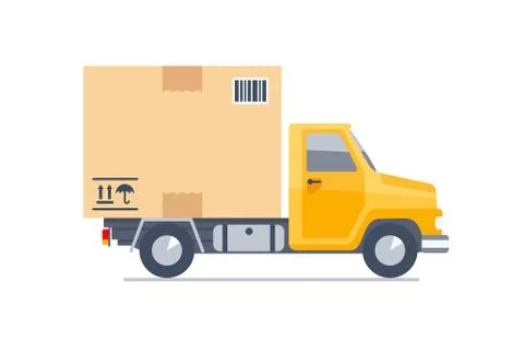 Delivery truck Stock Illustration