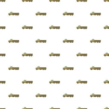 Delivery truck seamless pattern for logistics and transport Stock Illustration