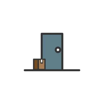 Delivery until vector design template illustration Stock Illustration