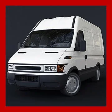 Delivery Van 3D Model