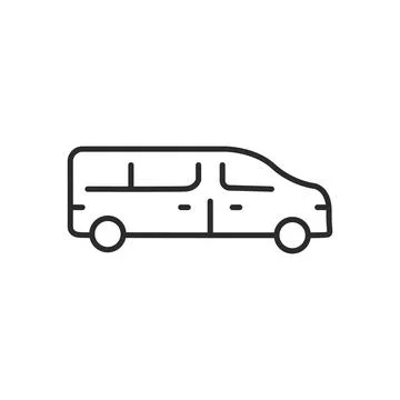 Delivery Van Icon Stock Illustration