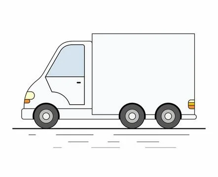 Delivery Van Stock Illustration