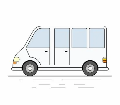 Delivery Van Stock Illustration