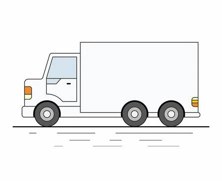 Delivery Van Stock Illustration