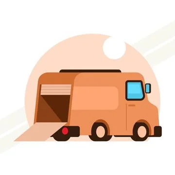 Delivery-van Stock Illustration