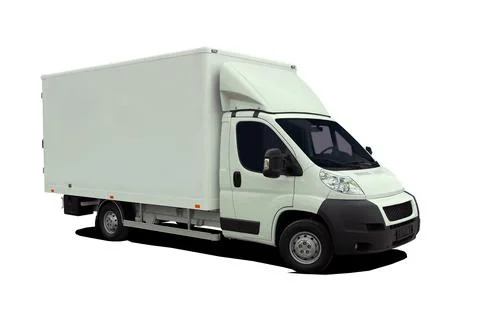 Delivery van Fotos Stock