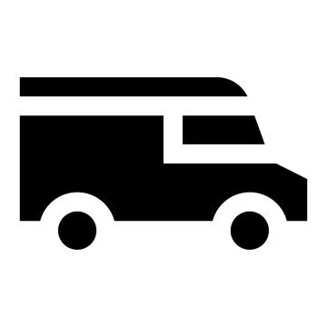 Delivery Van Vector Icon Design Illustration Illustrazione stock