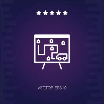 Delivery vector icon Stock Illustration