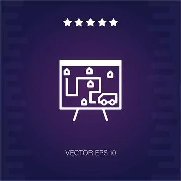 Delivery vector icon Illustrazione stock