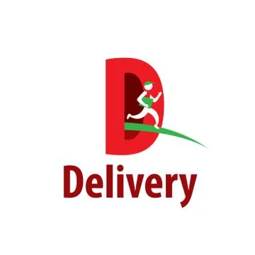 Delivery vector logo Stock Illustration