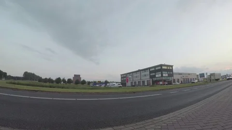 Delivery-VW Caddy-passing Stock Footage 83623678