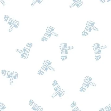 Delivery wheat glyph seamless pattern Stock Illustration