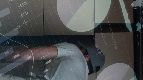 Deliveryman unloading packages 4k Stock Footage 312486327