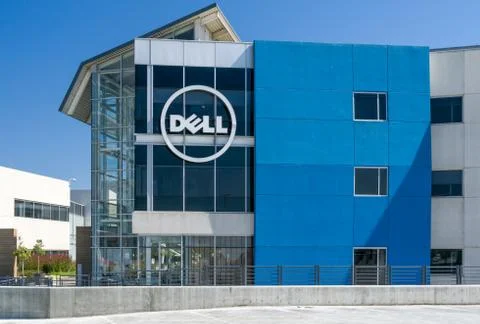 Dell Computer Coporate Facility and Logo Stock Photos