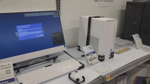 Dell Computer Walmart Retailer Store Stock Footage 254825380