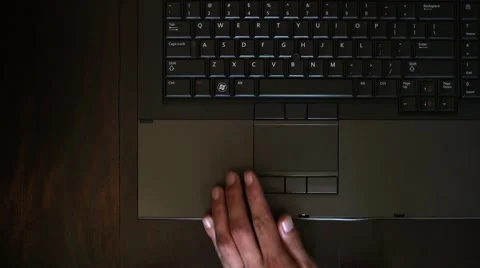 Dell laptop keyboard Stock Footage 64263399