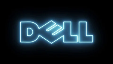 DELL Logo With Neon Lights. Editorial an... | Stock Video | Pond5