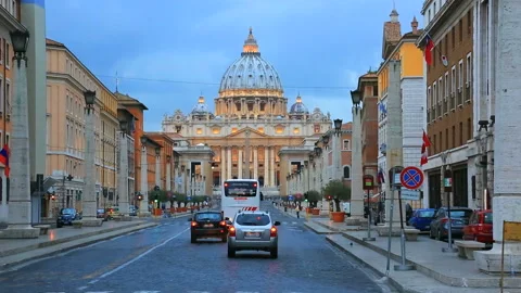 Via della Conciliazione Stock Footage 92731036
