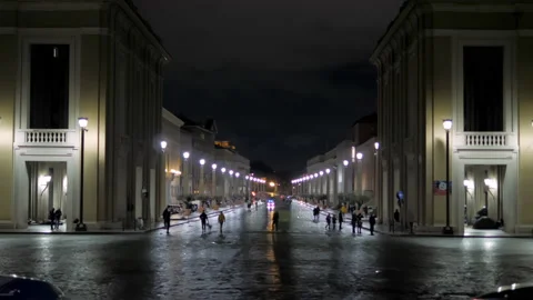 Via della Conciliazione is one of the most important streets of Rome Stock Footage 148917907
