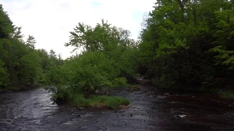 Dells of Eau Claire County Park Time Lapse Vídeos de archivo 76453319