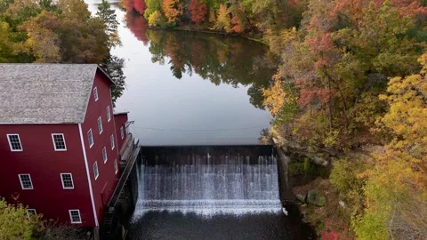 Dells mill and dam Stock Footage 297283621