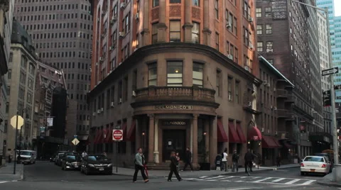 Delmonico's Restaurant Stock Footage 63467402