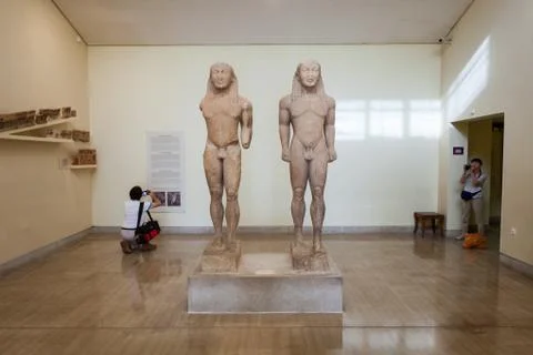 The Delphi Archaeological Museum Stock Photos