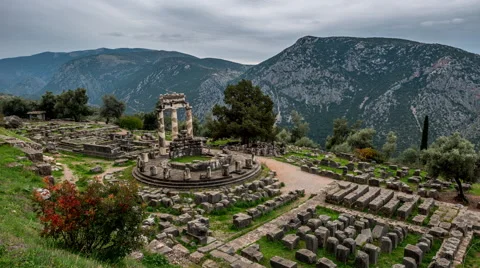 Delphi, Greece - Tholos Stock Footage 52087138