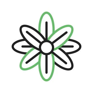 Delphinium Icon Image. Stock Illustration