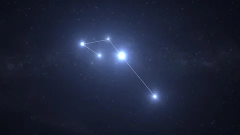 Delphinus Constellation Animation – Star Map Stock Footage 333238977