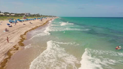 Delray Beach Low Fly Vídeos de archivo 155259839