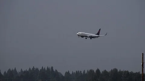 Delta Airlines 737 Stock Footage