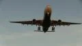 Delta Airlines flying overhead HD Footage