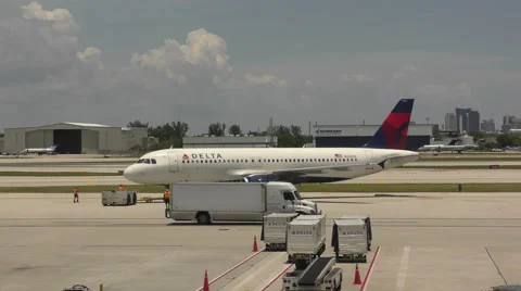 Delta Airlines jet Stock Footage 63474041