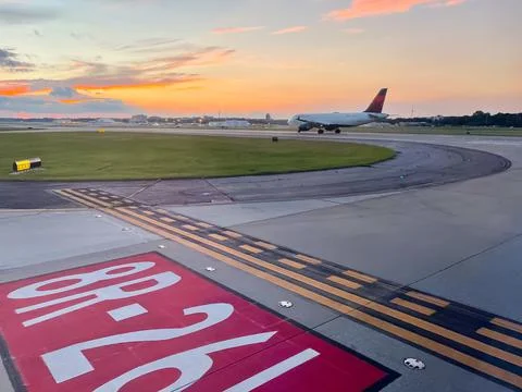Delta Airplane Stock Photos