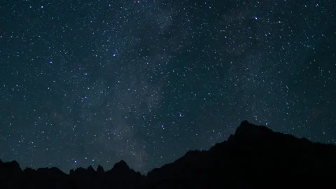 Delta Aquarids Meteor Shower and Milky Way Galaxy and Sunrise Southwest west Sky Stock Footage 337910462