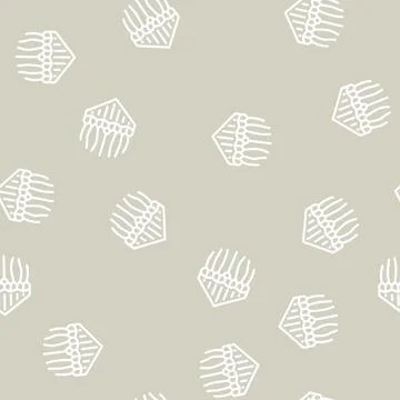 Delta kite line vector seamless pattern 스톡 일러스트