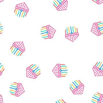 Delta kite vector seamless pattern Stock Illustration