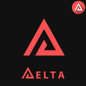 Delta letter Stock Illustration