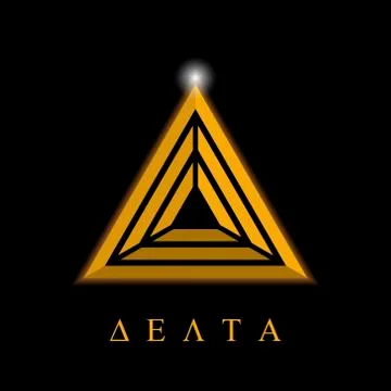 Delta letter logo Stock Illustration
