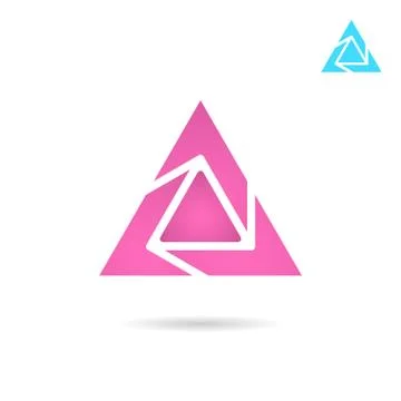 Delta letter logo Stock Illustration